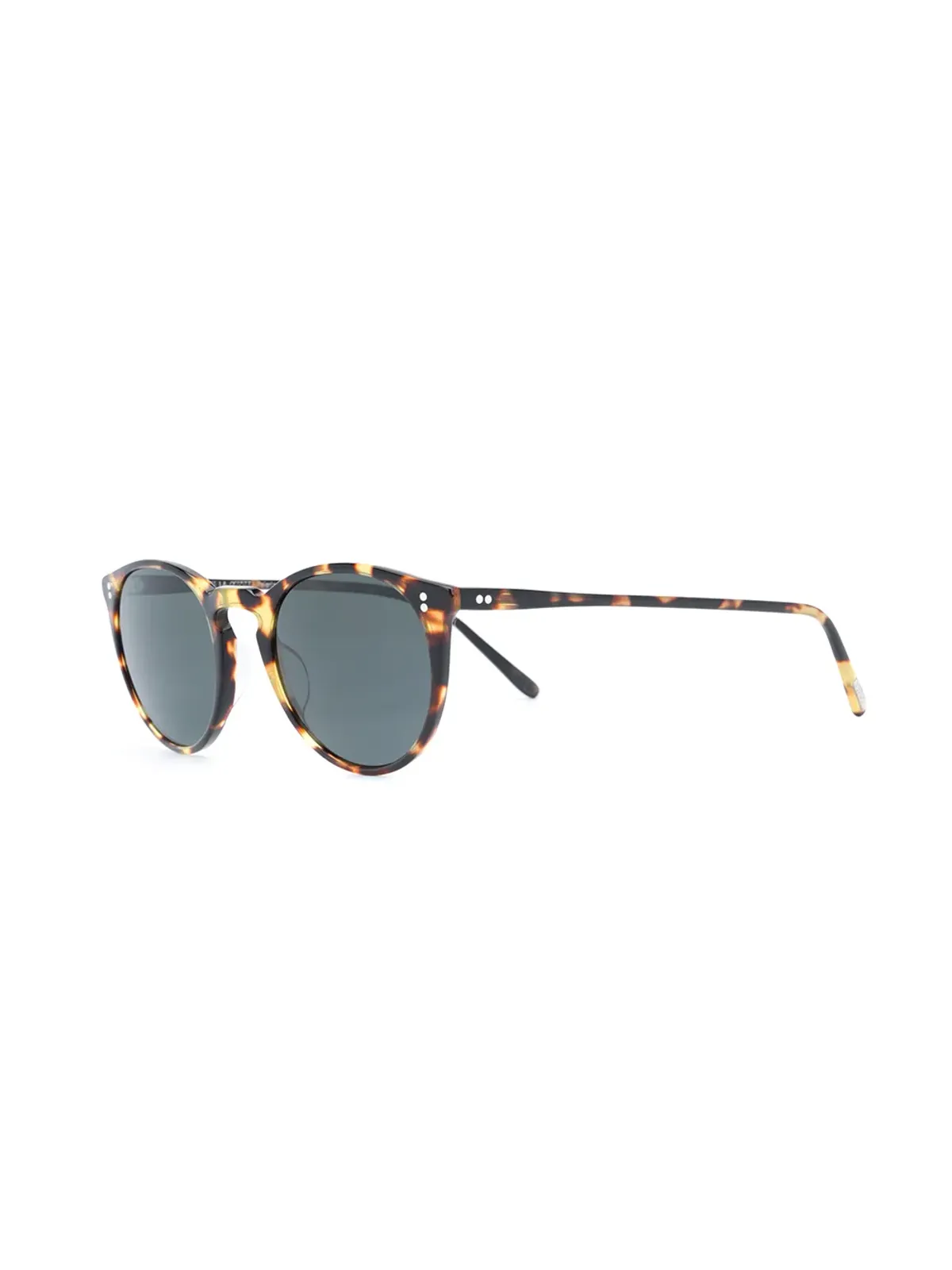 Oliver Peoples べっ甲調丸型サングラス - 画像2