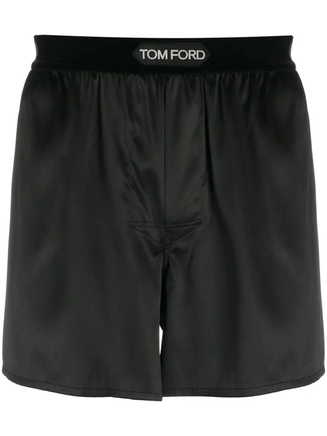 TOM FORD TOM FORD ロゴ入りウエストバンド シルクボクサーの商品画像