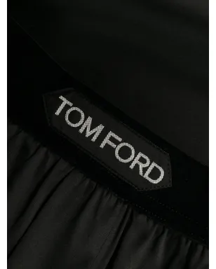 TOM FORD ロゴ入りウエストバンド シルクボクサー - サムネイル5
