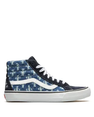 Vans x Supreme Sk8-Hi ホールパンチデニム ブルー スニーカー - サムネイル1
