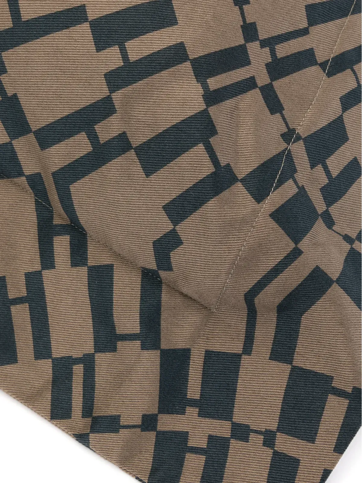 Hermès Pre-Owned サイケデリックHプリント ピローケース - 画像3