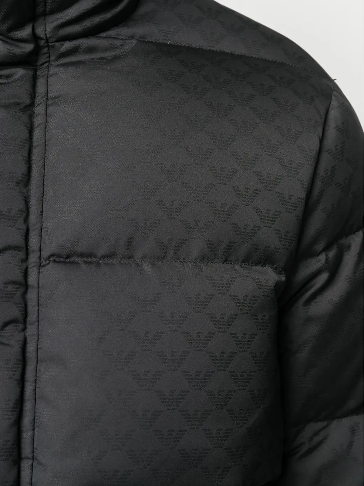 Emporio Armani ジャカード柄キルテッド ダウンジャケット - 画像5