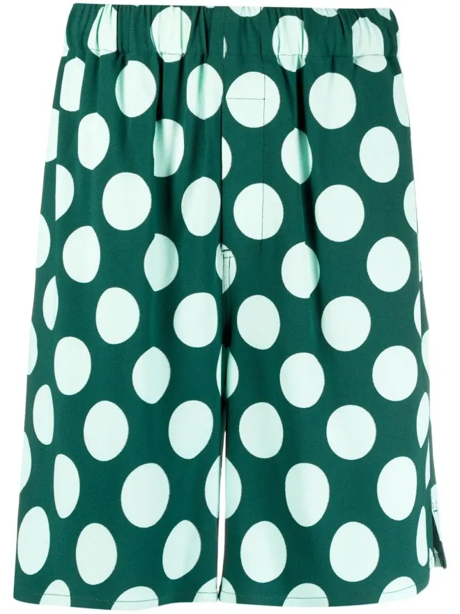 AMI Paris AMI Paris ポルカドット ベルミューダショーツの商品画像