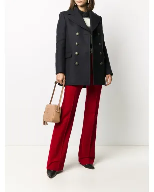 Saint Laurent ハイウエストストレートパンツ - サムネイル2