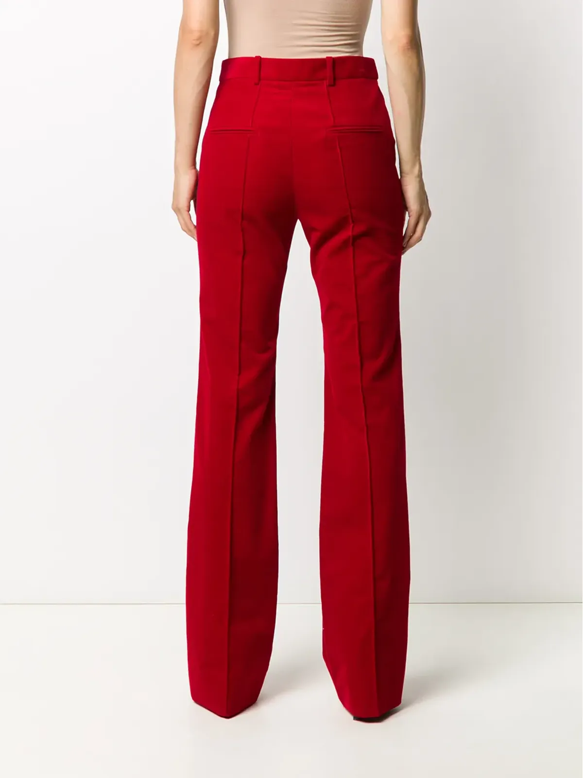 Saint Laurent ハイウエストストレートパンツ - 画像4