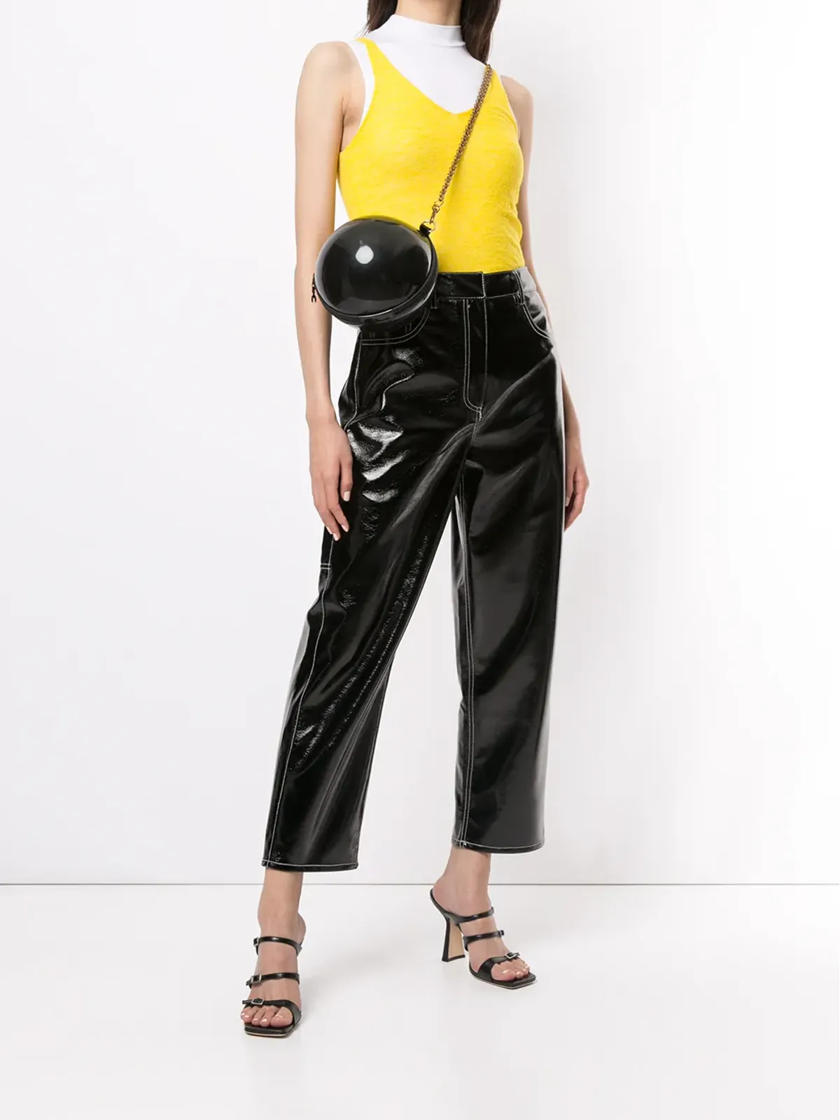 Onefifteen ファインニット タンクトップ - Yellow - 画像2