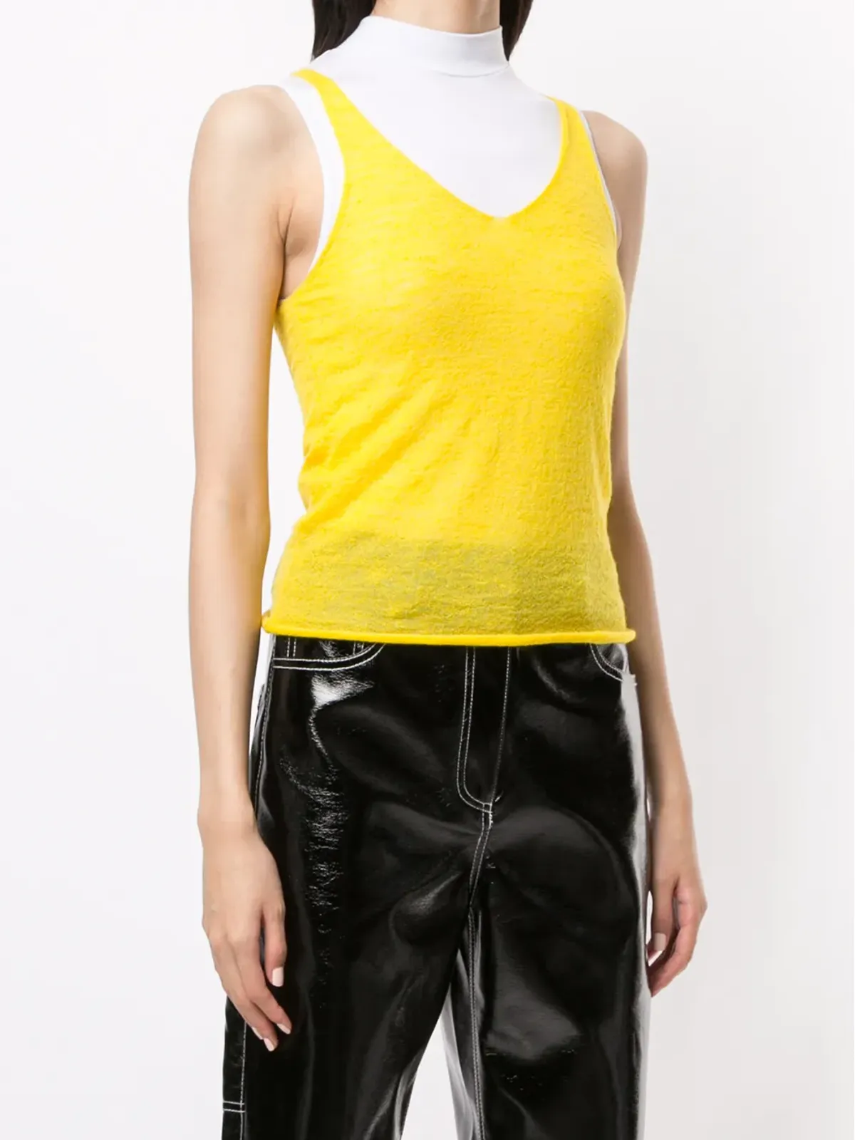 Onefifteen ファインニット タンクトップ - Yellow - 画像3