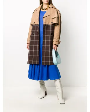 Marni ツートーンチェック柄トレンチコート - サムネイル2