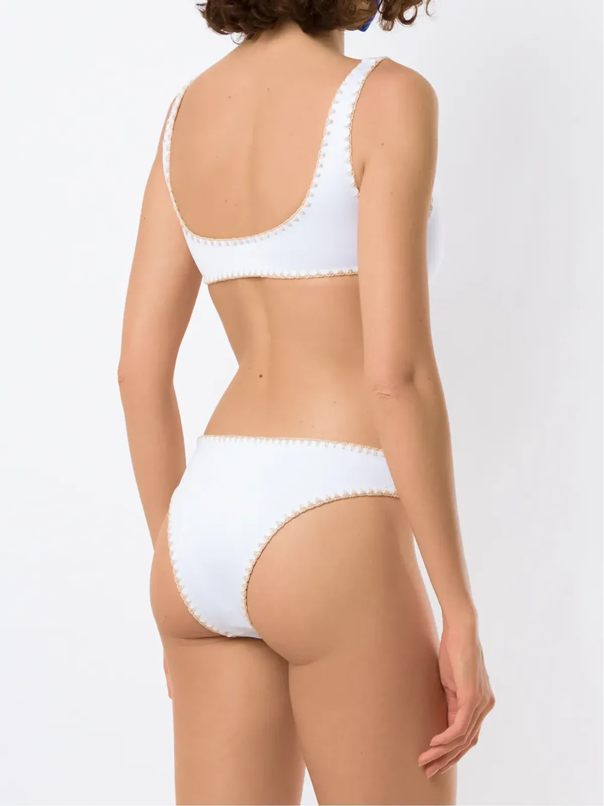 Brigitte クロシェ編みカットアウト ワンピース水着 - 画像4