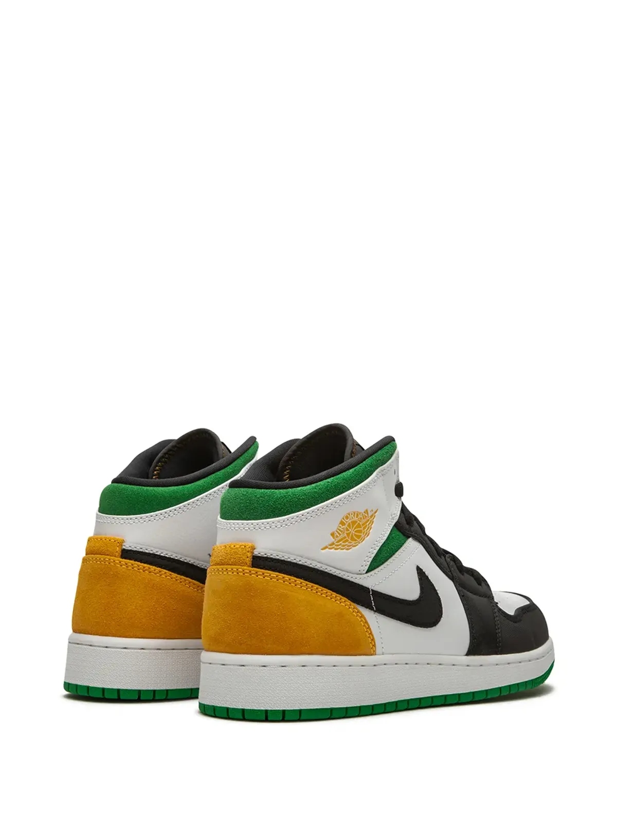Jordan Kids エアジョーダン 1 ミッド SE レザー/スエード/ナイロン/ポリアミド/ラバー スニーカー - White - 画像3