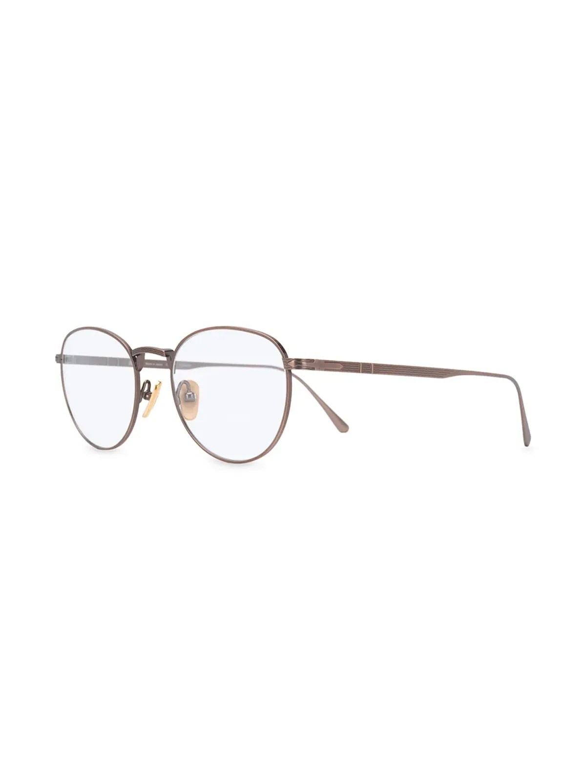 Persol ラウンドブロンズフレーム サングラス - 画像2