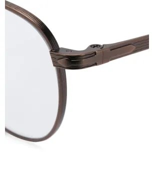 Persol ラウンドブロンズフレーム サングラス - サムネイル3