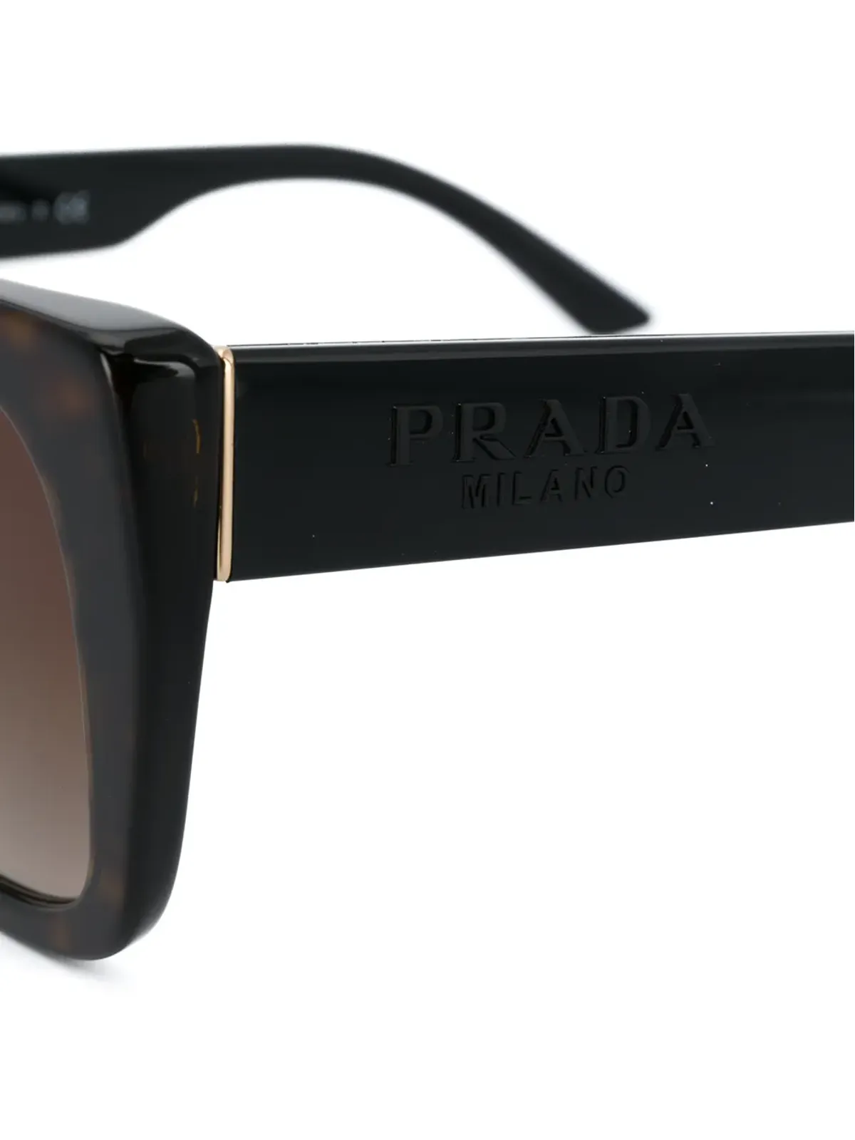 Prada Eyewear スクエアフレームサングラス - 画像3