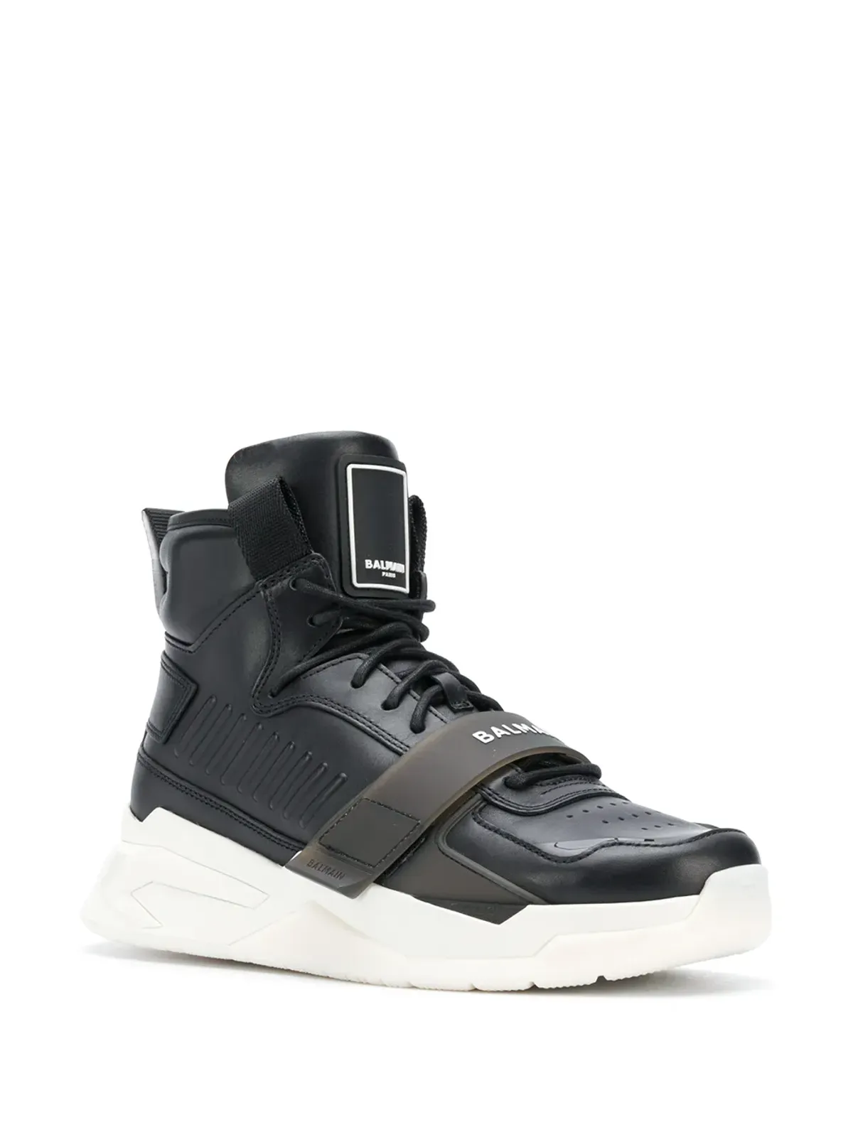 Balmain B-Ball high-top sneakers - Black - 画像2