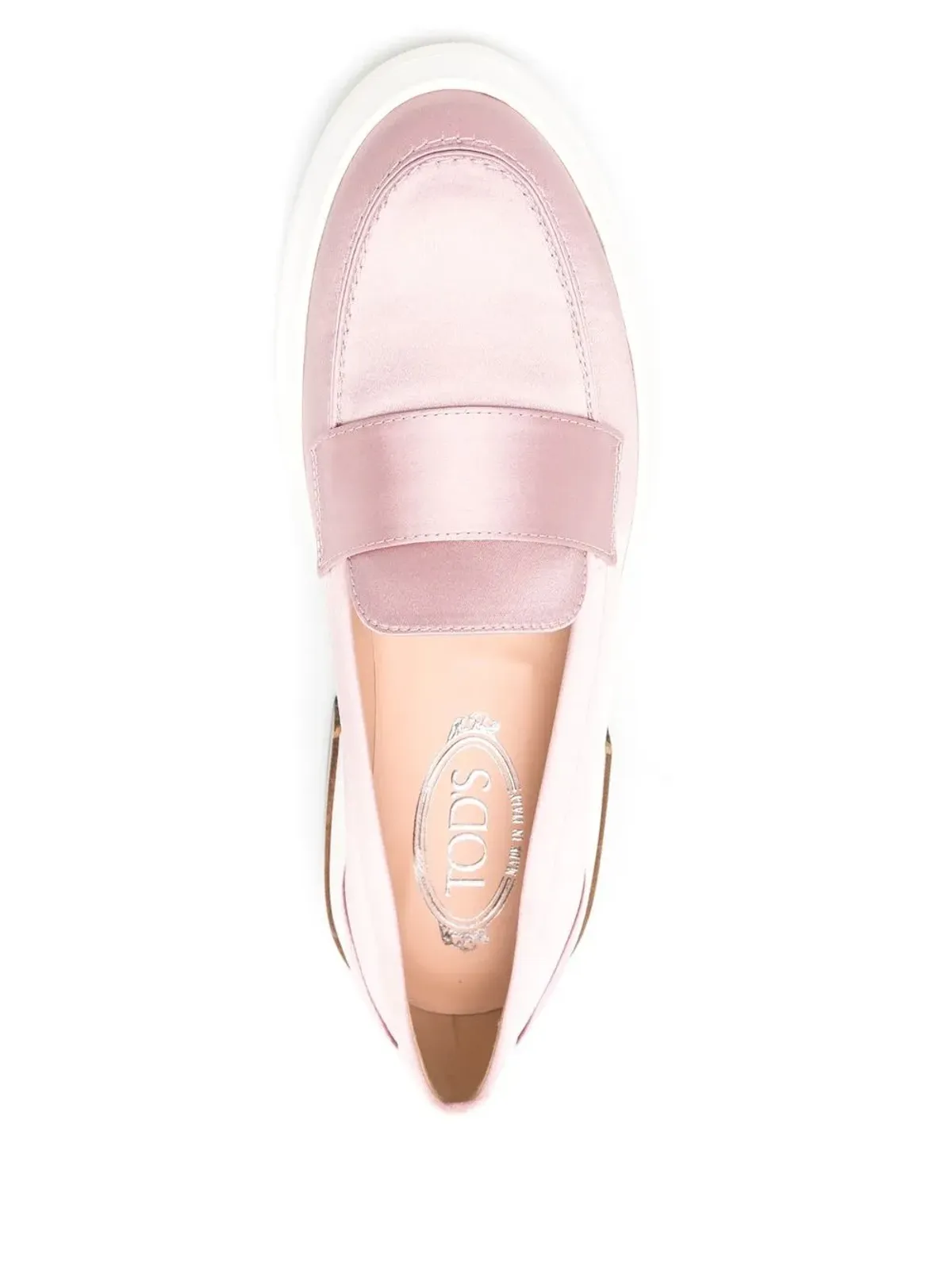 Tod's サテン仕上げのローファー - ピンク - 画像4