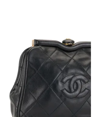CHANEL Vintage 1990年製 キルテッド CC ベルトバッグ - サムネイル4