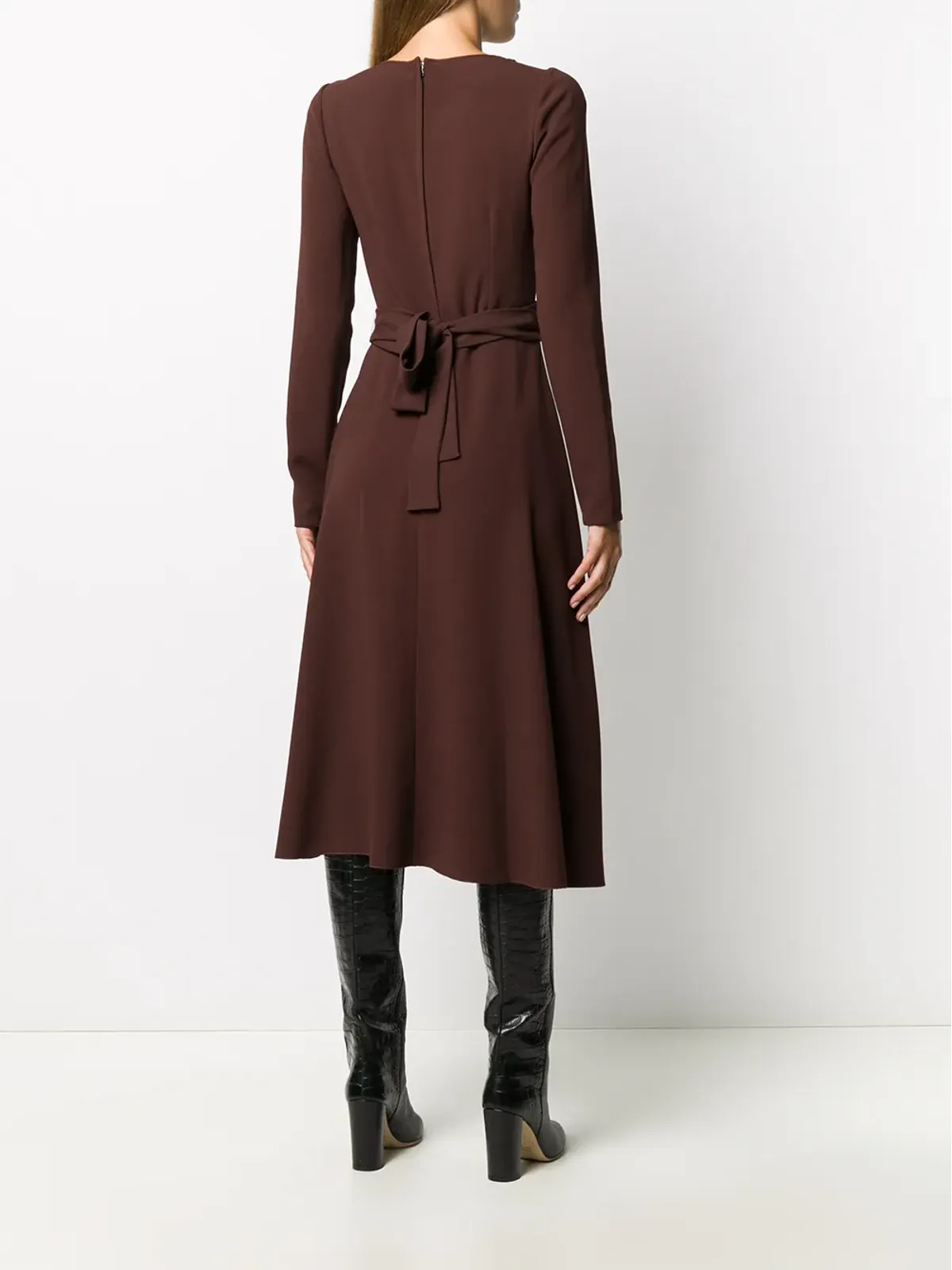 Dolce & Gabbana ベルテッド ロングドレス - 画像4