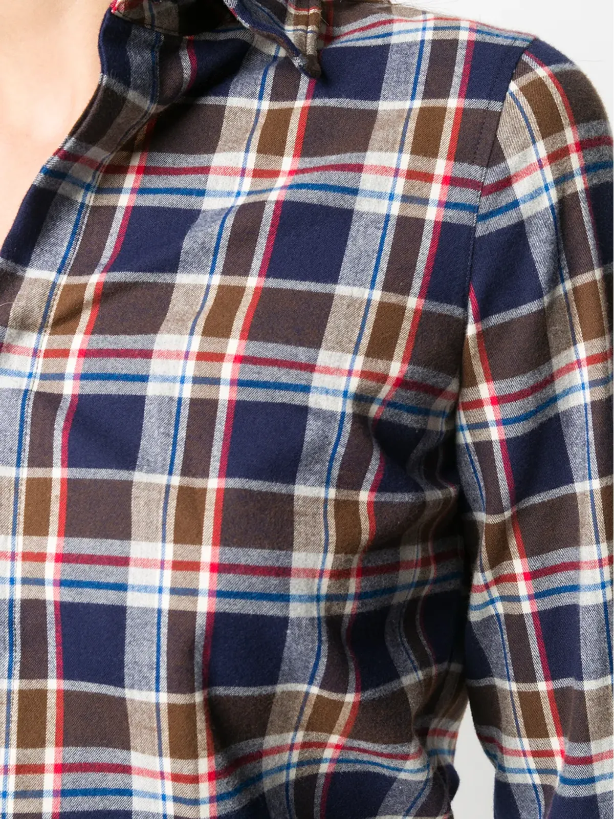 DSQUARED2 レイヤードスリーブ チェックシャツ - Blue - 画像5