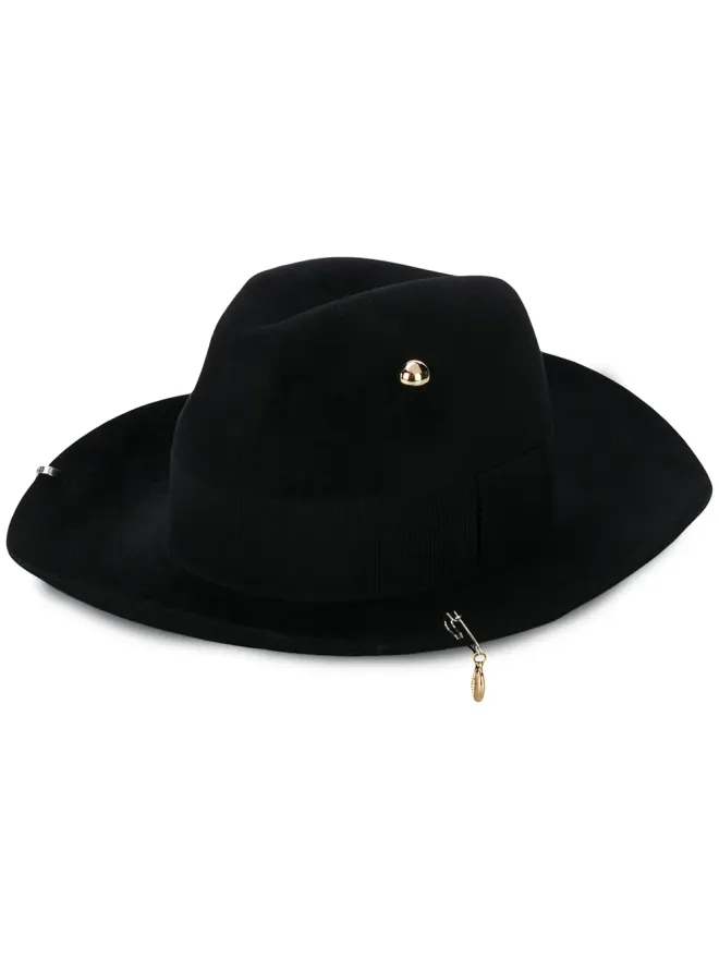 Ruslan Baginskiy Ruslan Baginskiy エンベリッシュドフェドラ帽の商品画像