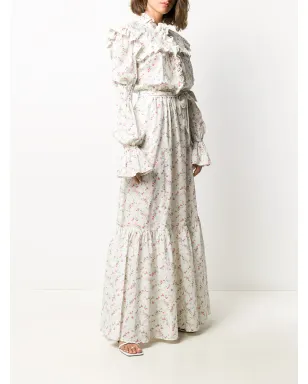 Philosophy Di Lorenzo Serafini 花柄フリル付きマキシドレス - サムネイル3