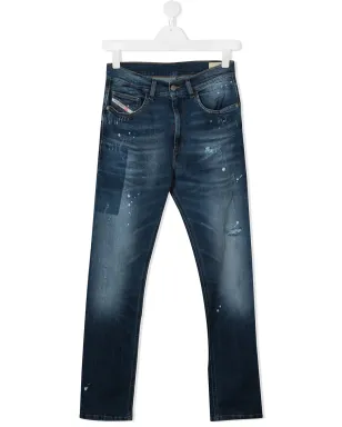 Diesel Kids TEEN Eetar テーパードジーンズ - ブルー - サムネイル1