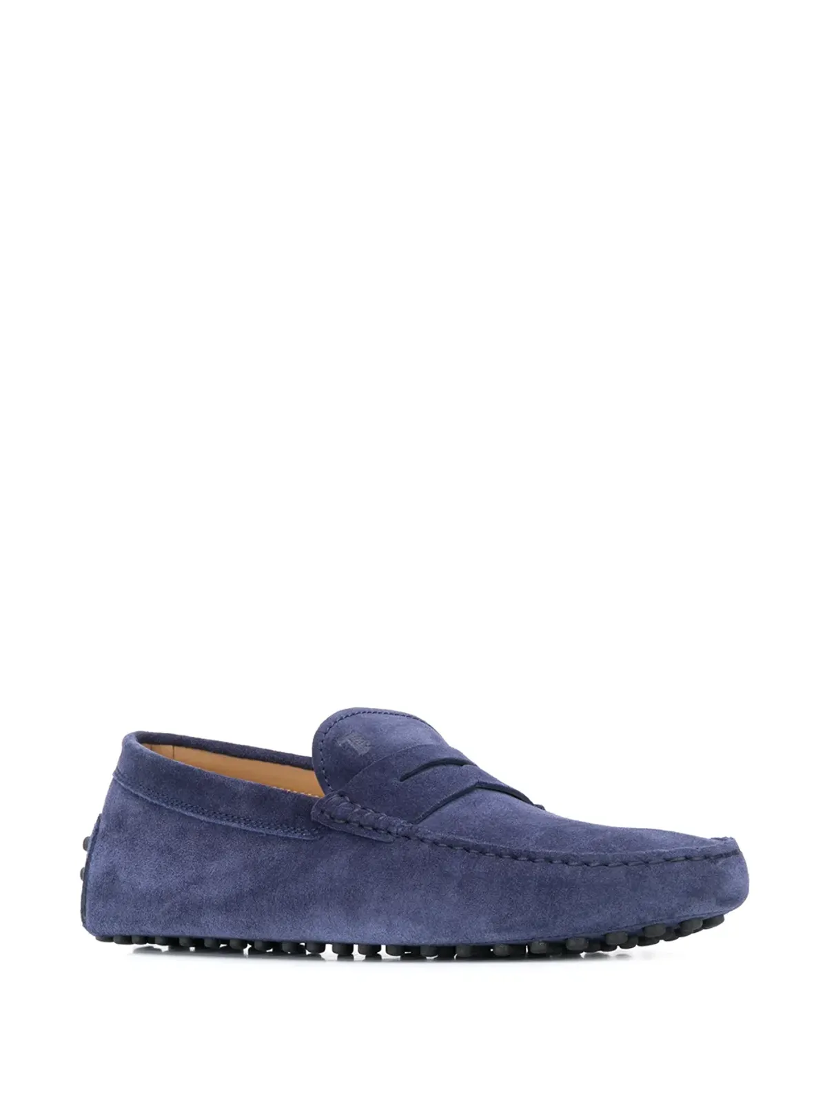 Tod's City Gommino Driving textured loafers - Blue - 画像2
