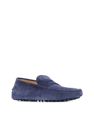 Tod's City Gommino Driving textured loafers - Blue - サムネイル2