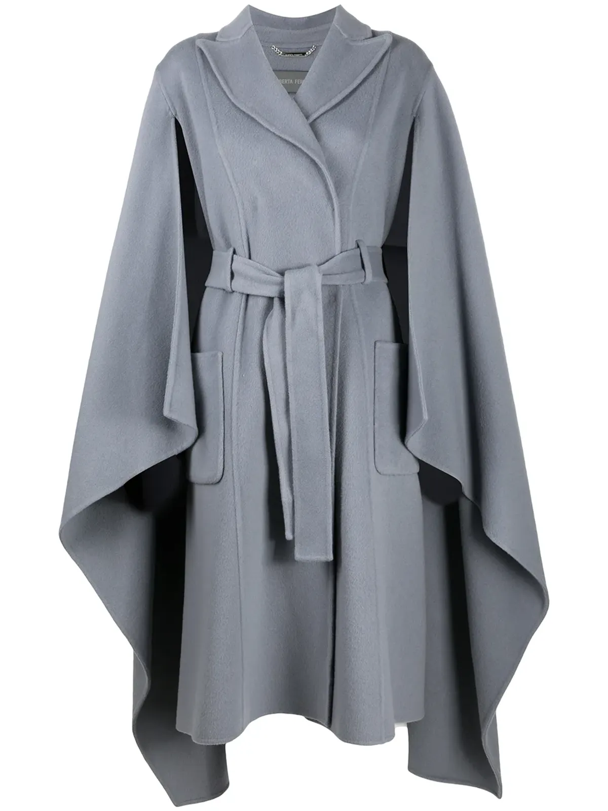 Alberta Ferretti ダブルブレスト ケープコート - 画像1