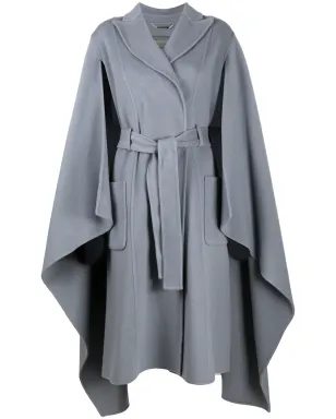 Alberta Ferretti ダブルブレスト ケープコート - サムネイル1