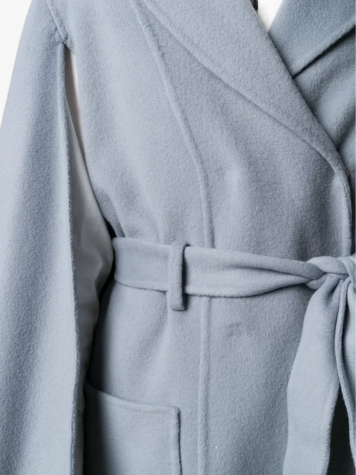 Alberta Ferretti ダブルブレスト ケープコート - 画像5