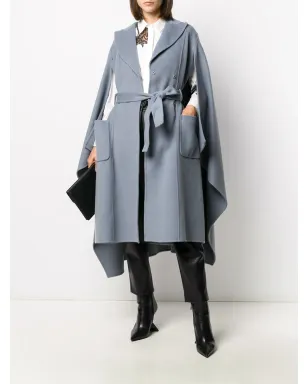 Alberta Ferretti ダブルブレスト ケープコート - サムネイル2