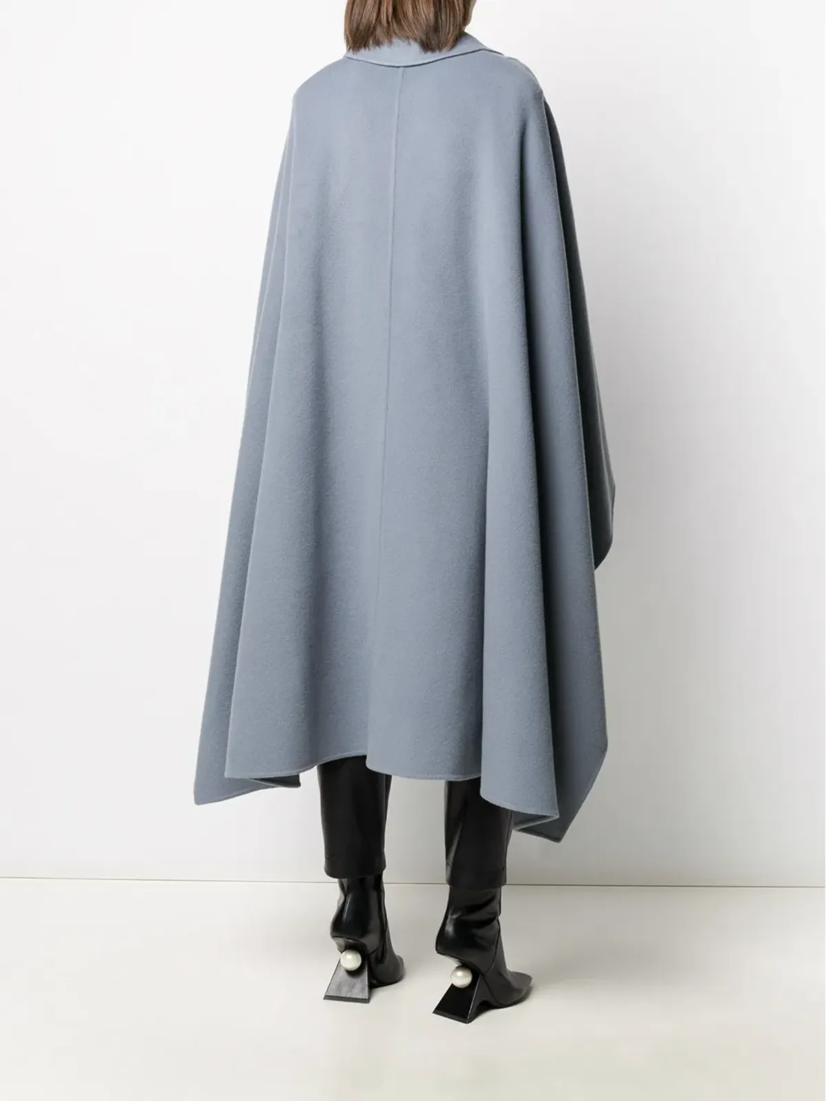 Alberta Ferretti ダブルブレスト ケープコート - 画像4