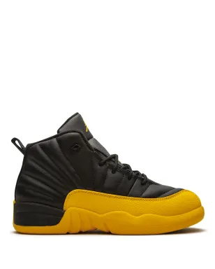 Jordan Kids エア ジョーダン 12 レトロ ユニバーシティゴールド スニーカー ブラック - サムネイル1