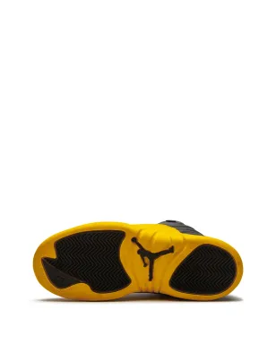 Jordan Kids エア ジョーダン 12 レトロ ユニバーシティゴールド スニーカー ブラック - サムネイル4