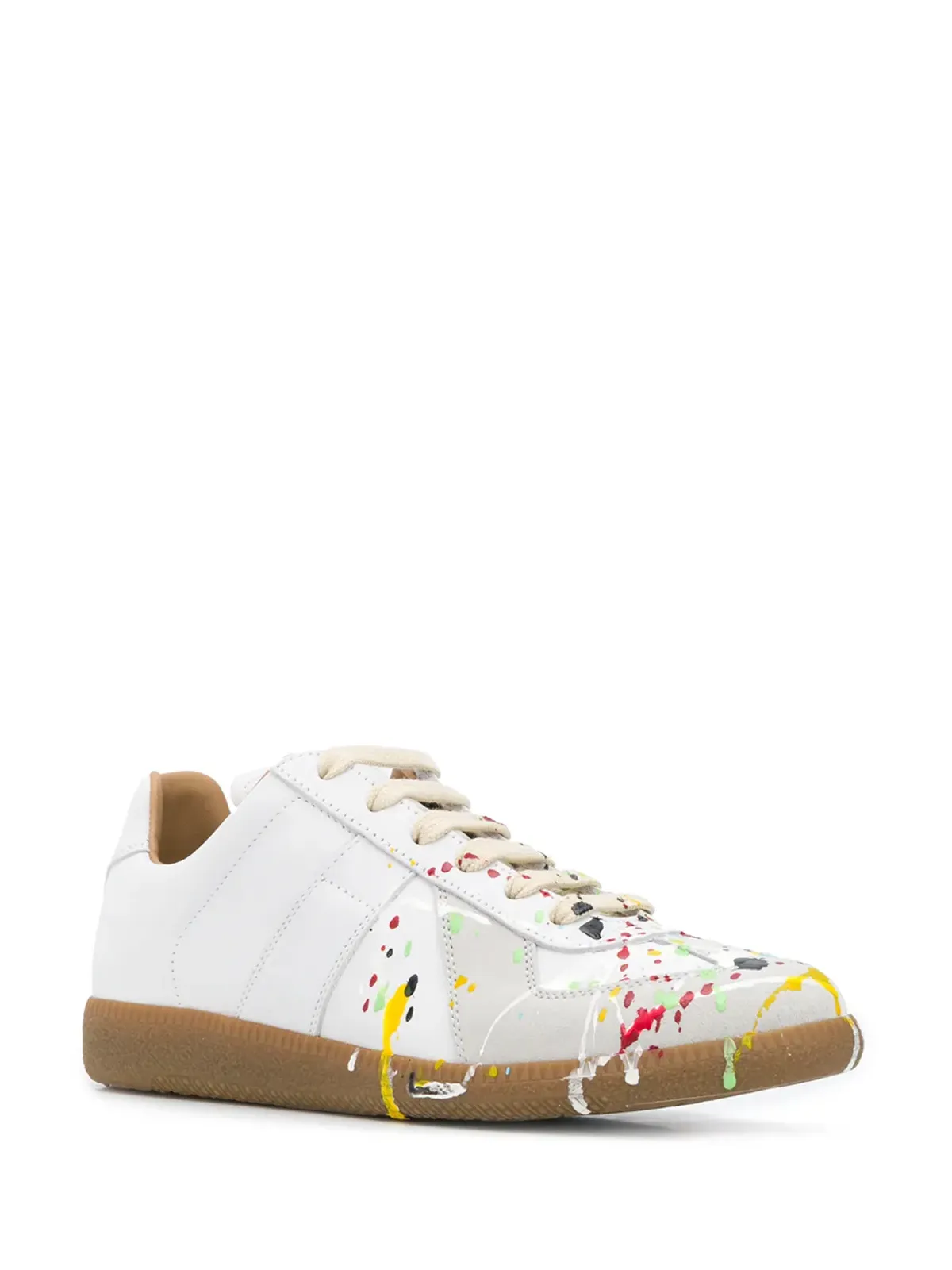 Maison Margiela レプリカ ペイントスプラッター スニーカー - White - 画像2