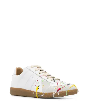 Maison Margiela レプリカ ペイントスプラッター スニーカー - White - サムネイル2