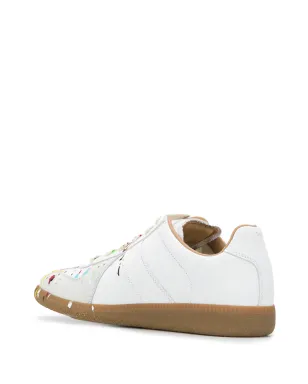 Maison Margiela レプリカ ペイントスプラッター スニーカー - White - サムネイル3