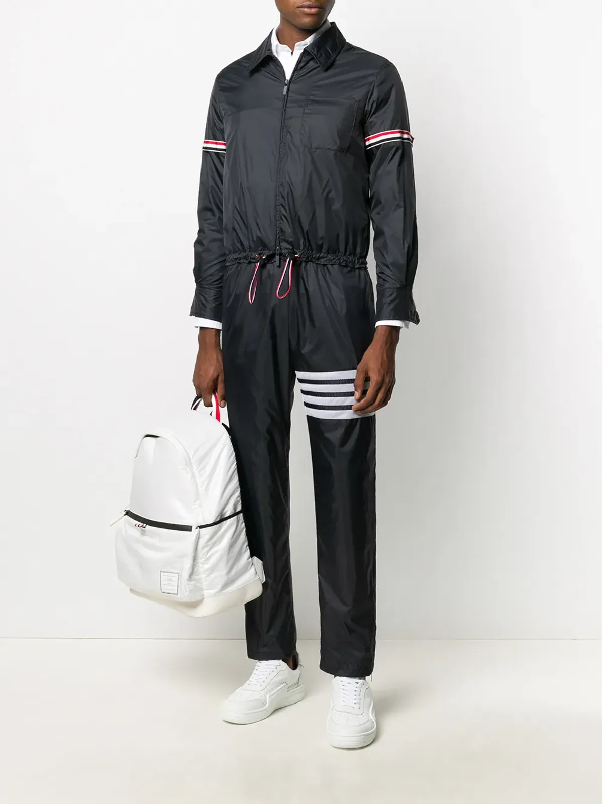 Thom Browne リップストップ ストレートレッグ トラックパンツ - 画像2
