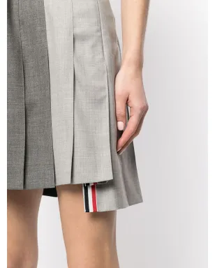 Thom Browne ドロップドバックプリーツミニスカート - グレー - サムネイル5