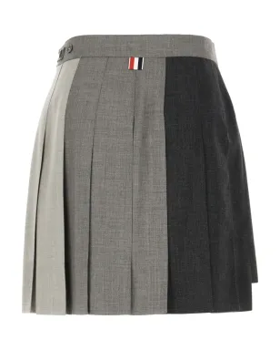 Thom Browne ドロップドバックプリーツミニスカート - グレー - サムネイル2
