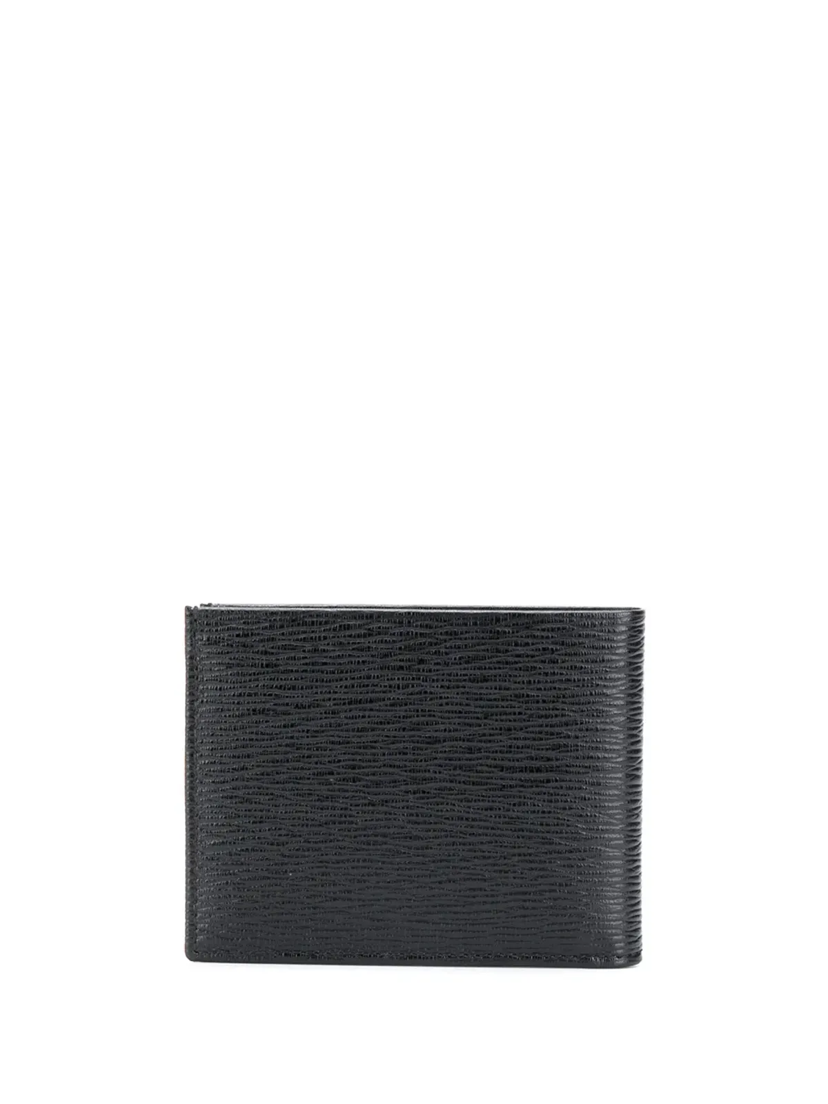 Ferragamo レザー折りたたみウォレット - ブラック - 画像2