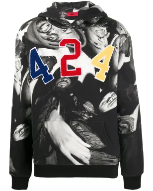 424 x Wu Tang photo-print hoodie - サムネイル1