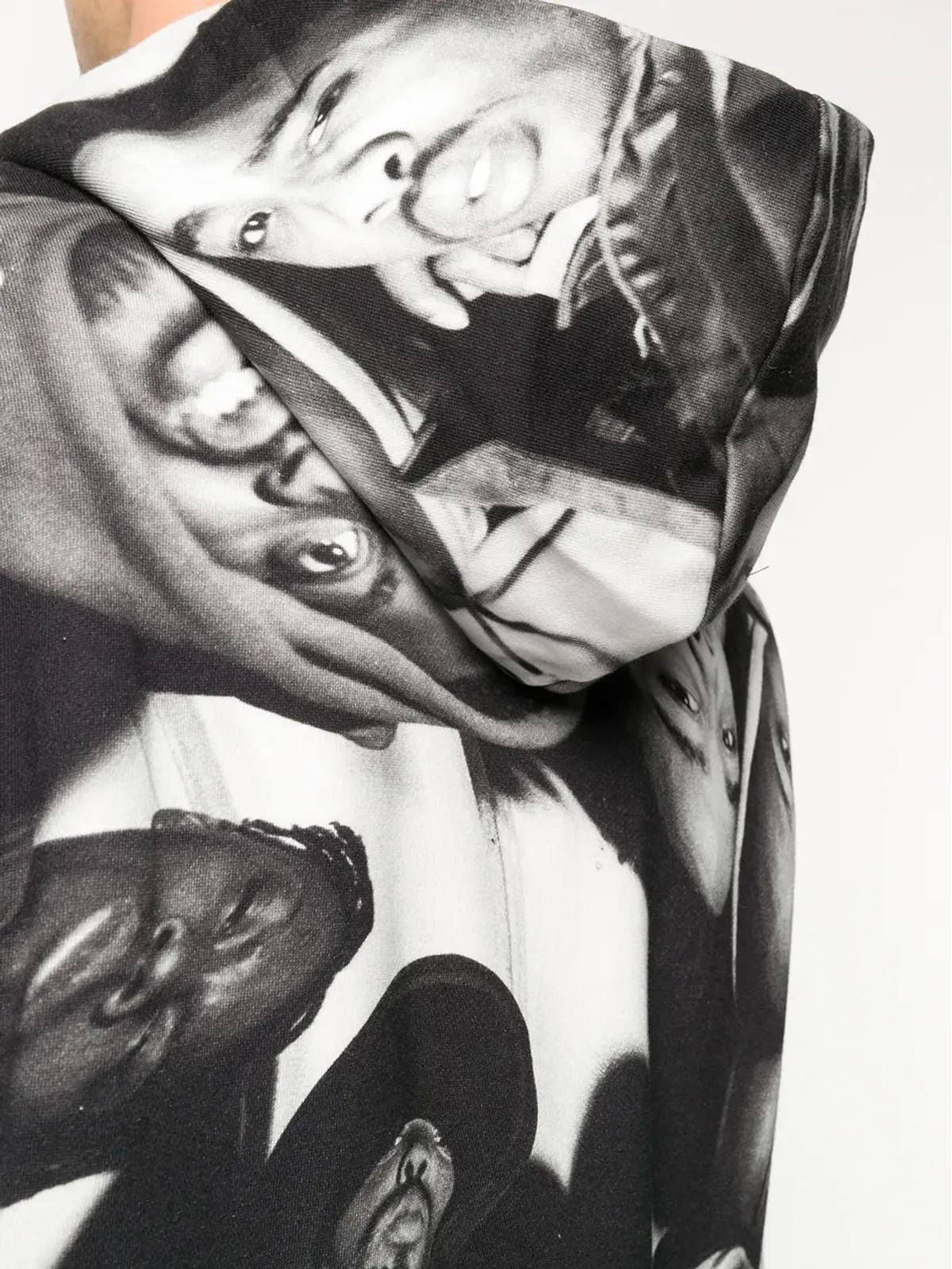 424 x Wu Tang photo-print hoodie - 画像5