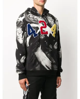 424 x Wu Tang photo-print hoodie - サムネイル3