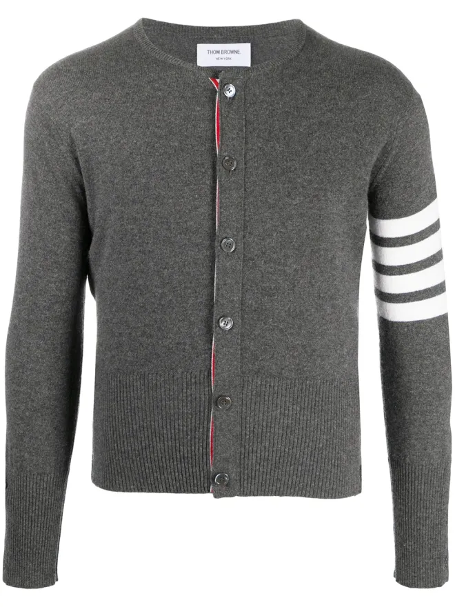 Thom Browne Thom Browne 4-Bar クルーネック カーディガンの商品画像