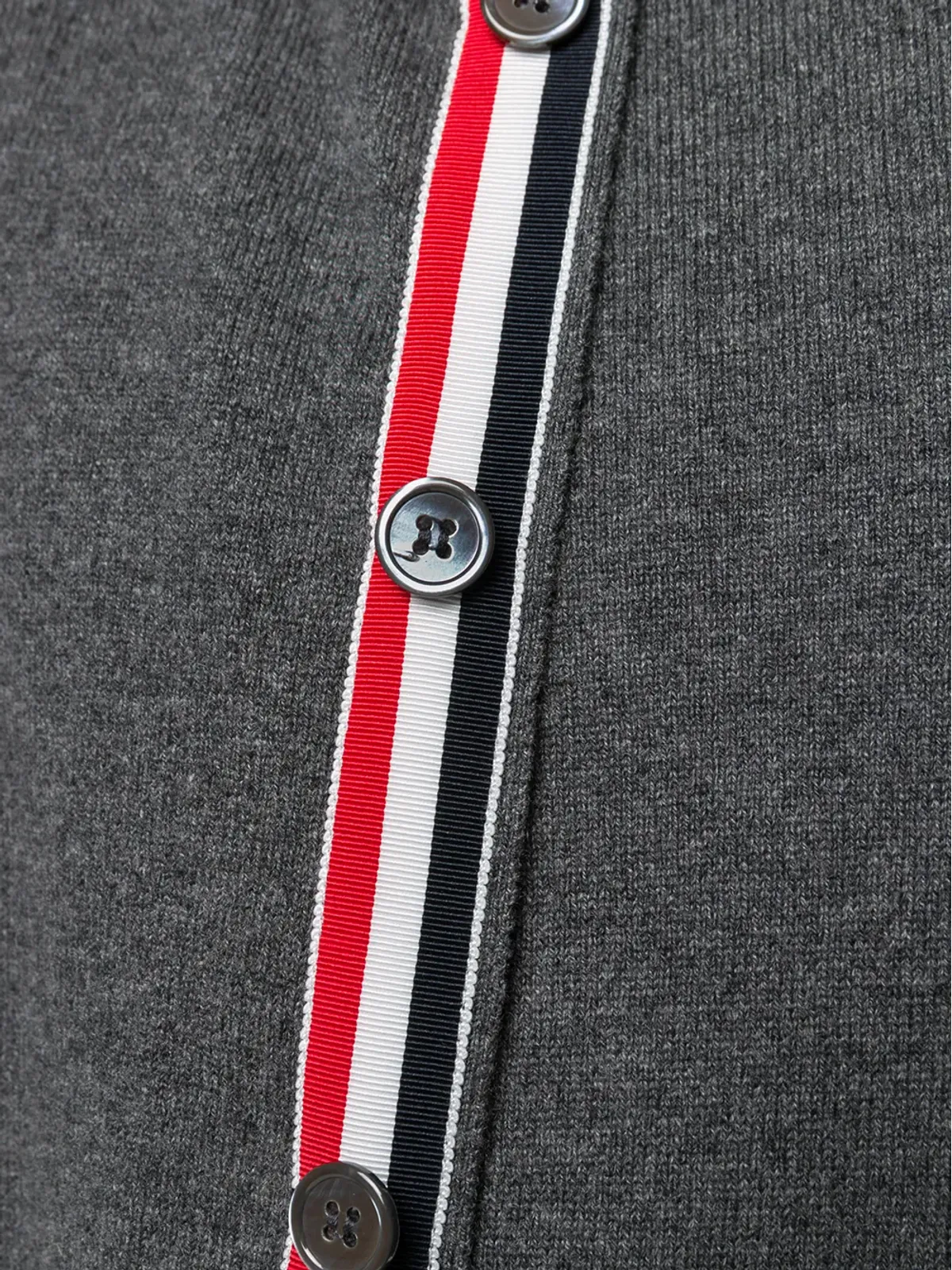 Thom Browne 4-Bar クルーネック カーディガン - 画像5