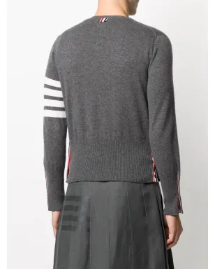 Thom Browne 4-Bar クルーネック カーディガン - サムネイル4
