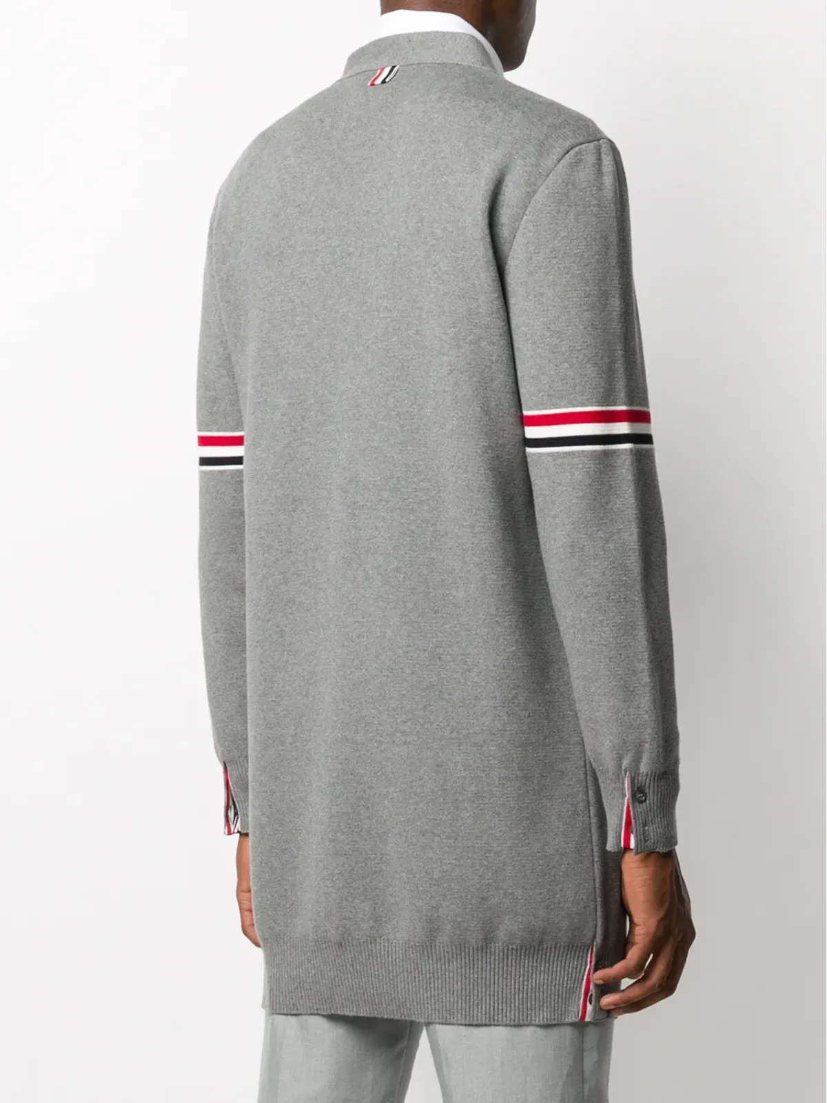 Thom Browne ミラノステッチ ロングカーディガン - 画像4