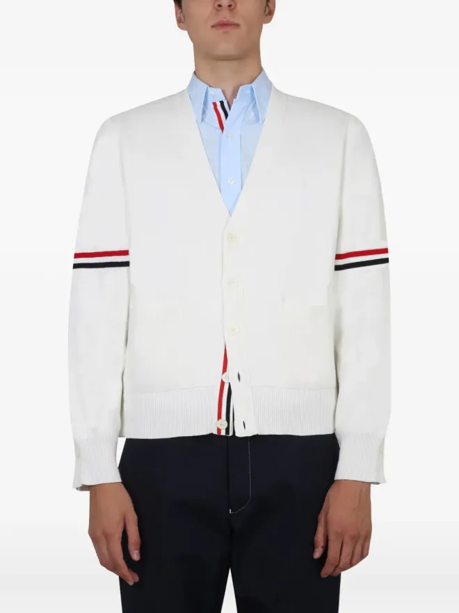 Thom Browne Thom Browne トリコロール4バー カーディガンの商品画像