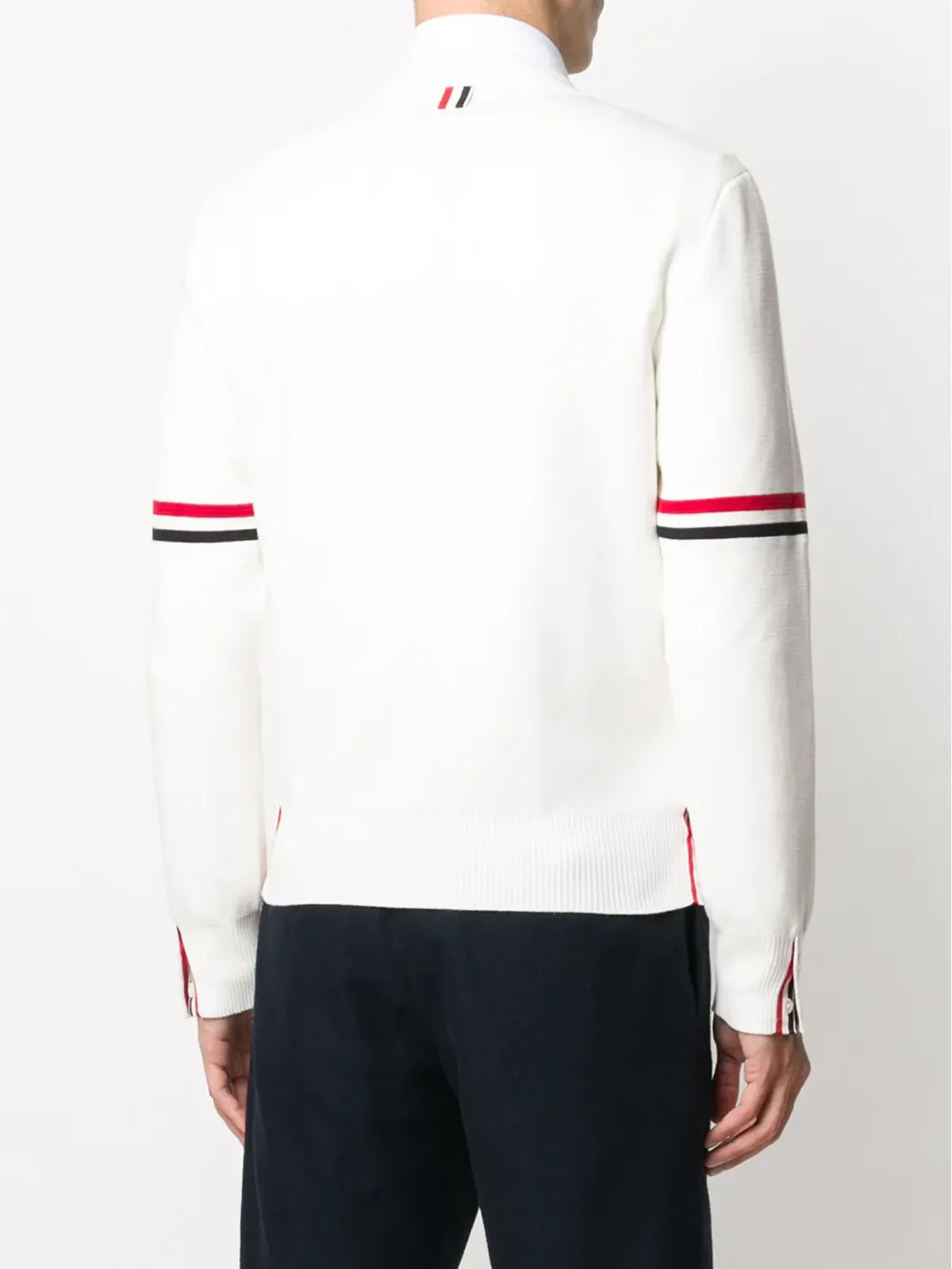 Thom Browne トリコロール4バー カーディガン - 画像4